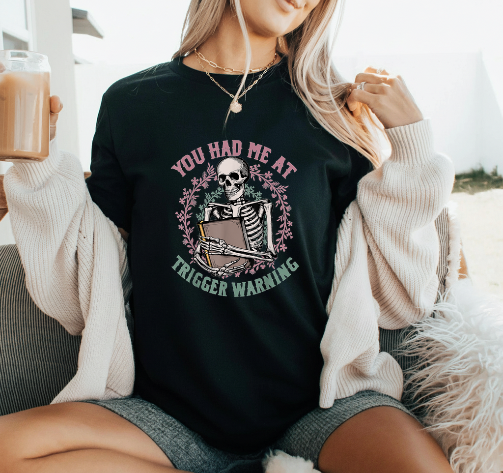 Dark Romance Skeleton SVG PNG Booktok Reading Shirt