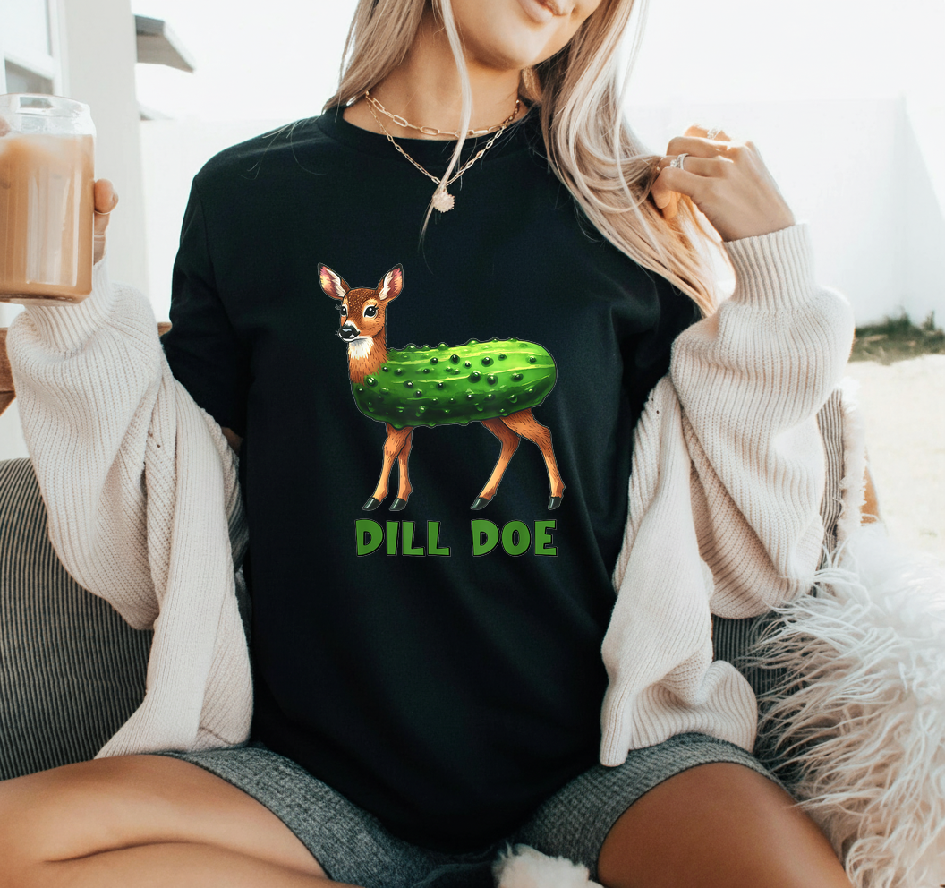 Funny Dill Doe Pickle SVG PNG | Adult Humor Women Shirt Design