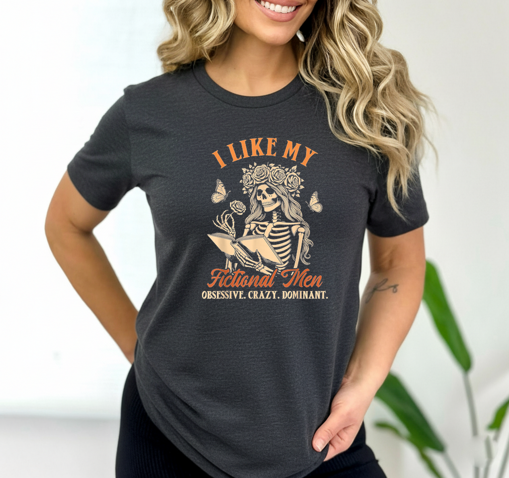 I Like My Men Fictional SVG PNG Spicy Book Reader Shirt