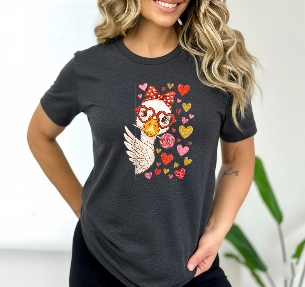 Coquette Silly Goose SVG PNG | Valentine's Day Bow Aesthetic Design