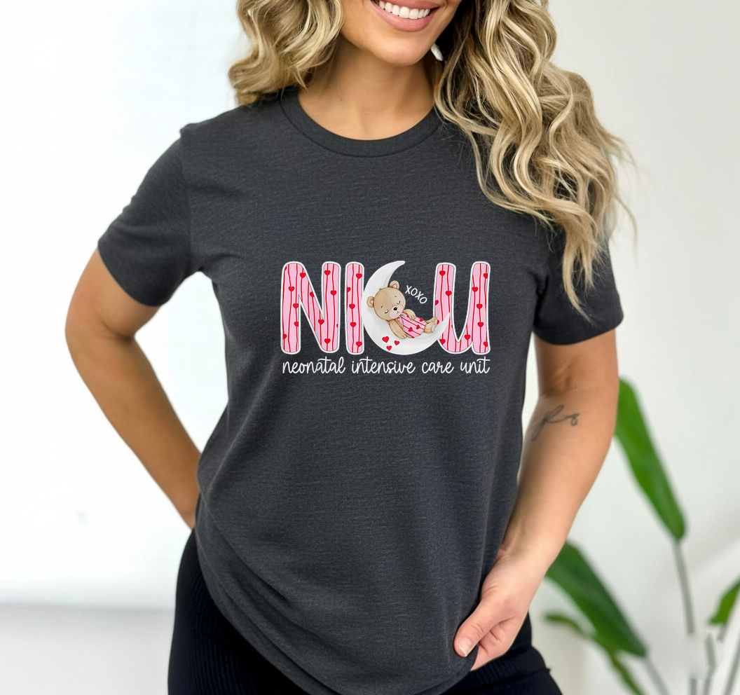 Nurse Valentine design PNG for medical scrubs and nursing uniforms