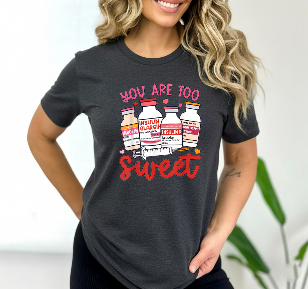 Diabetic Nurse Valentine SVG PNG Insulin Pharmacist Shirt