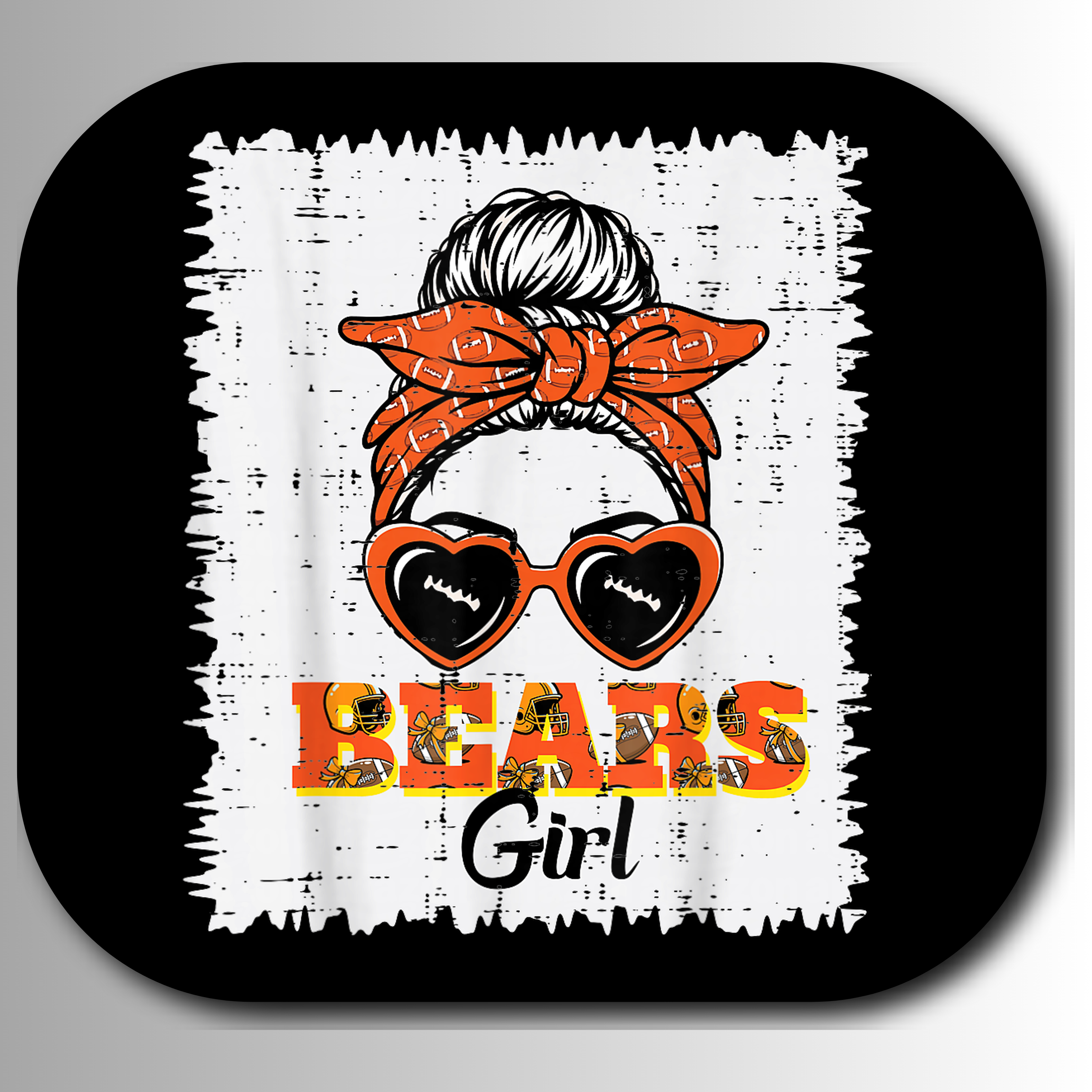Cute Bear Girl SVG PNG | Girls Youth Women Graphic Design
