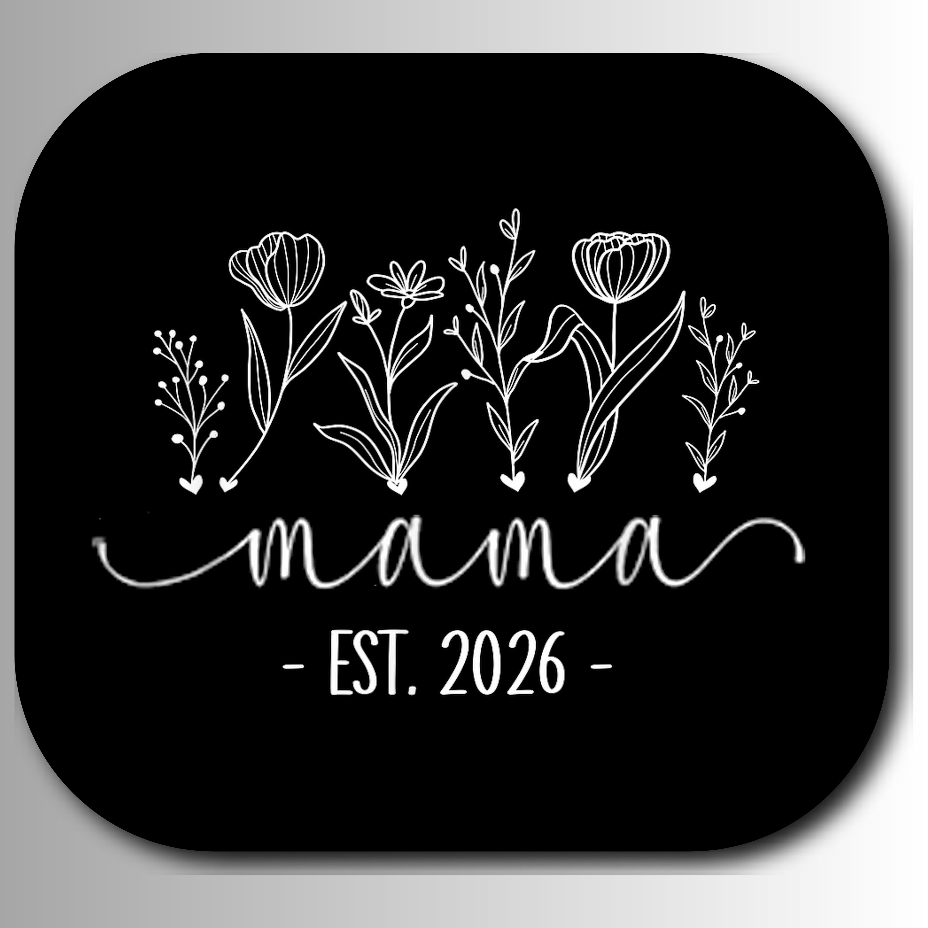 Floral Promoted To Mama 2026 SVG PNG Pregnancy Shirt