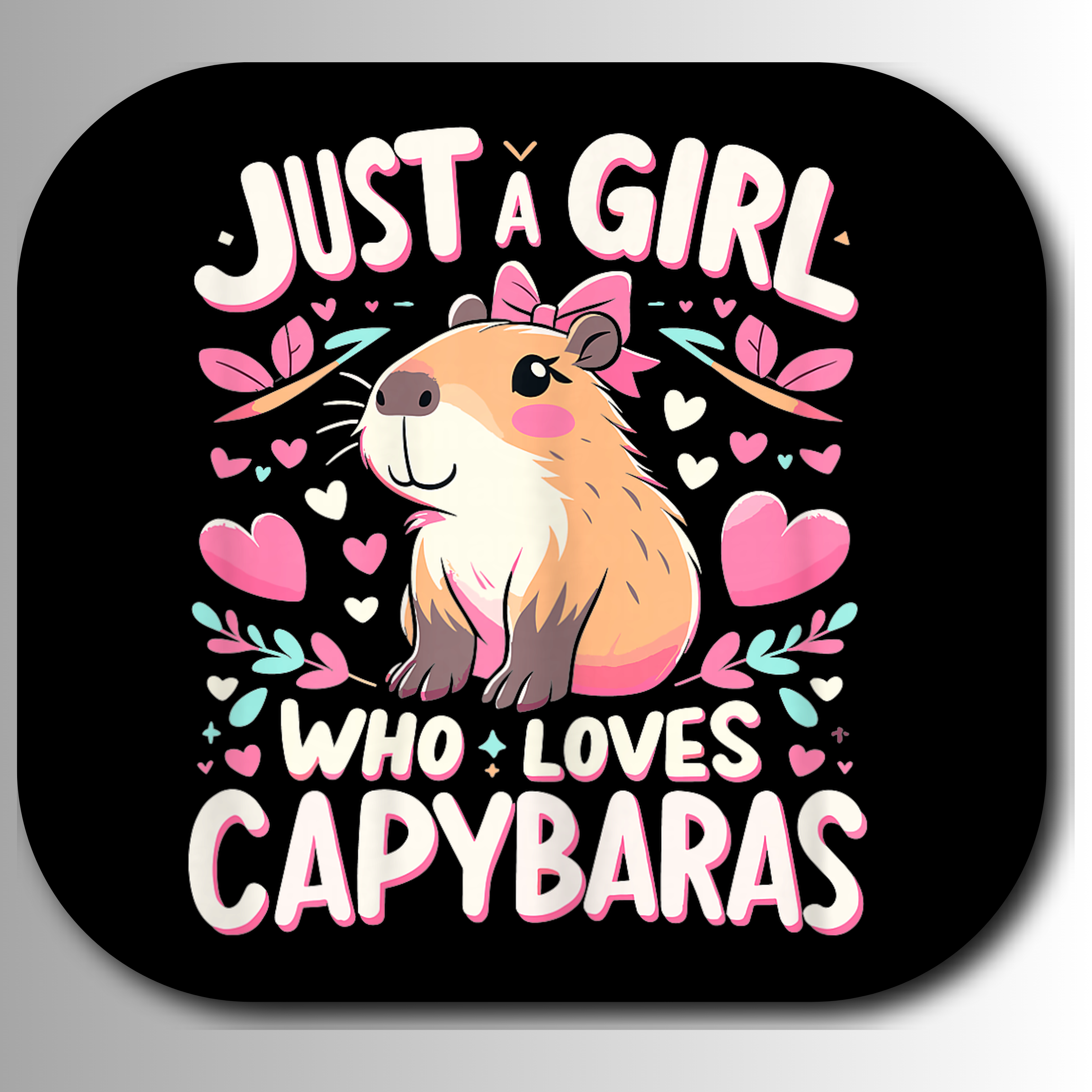 Capybara SVG cut file for Cricut Design Space and Silhouette DIY crafts