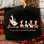 Funny Goose Gospel SVG PNG | On My Way to Spread the Goosepel