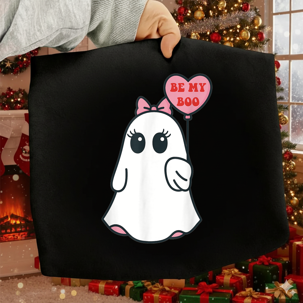 Ghost Valentine SVG PNG Be My Boo Shirt