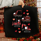 Construction Truck Valentine SVG PNG Boys Shirt