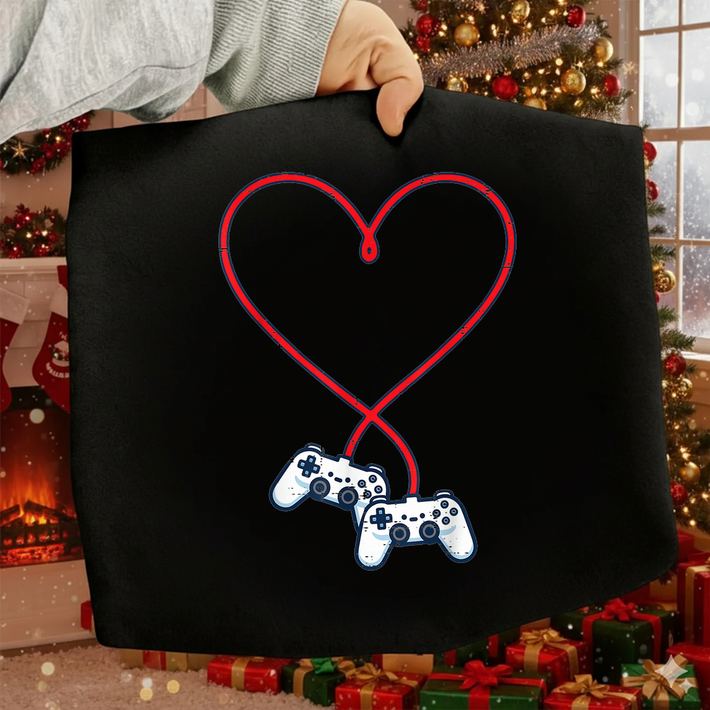 Controller Heart Valentine SVG PNG Boys Shirt