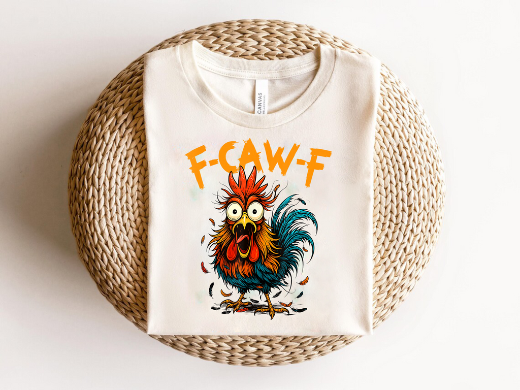 High resolution 300 DPI transparent PNG F-Caw-F funny quote art