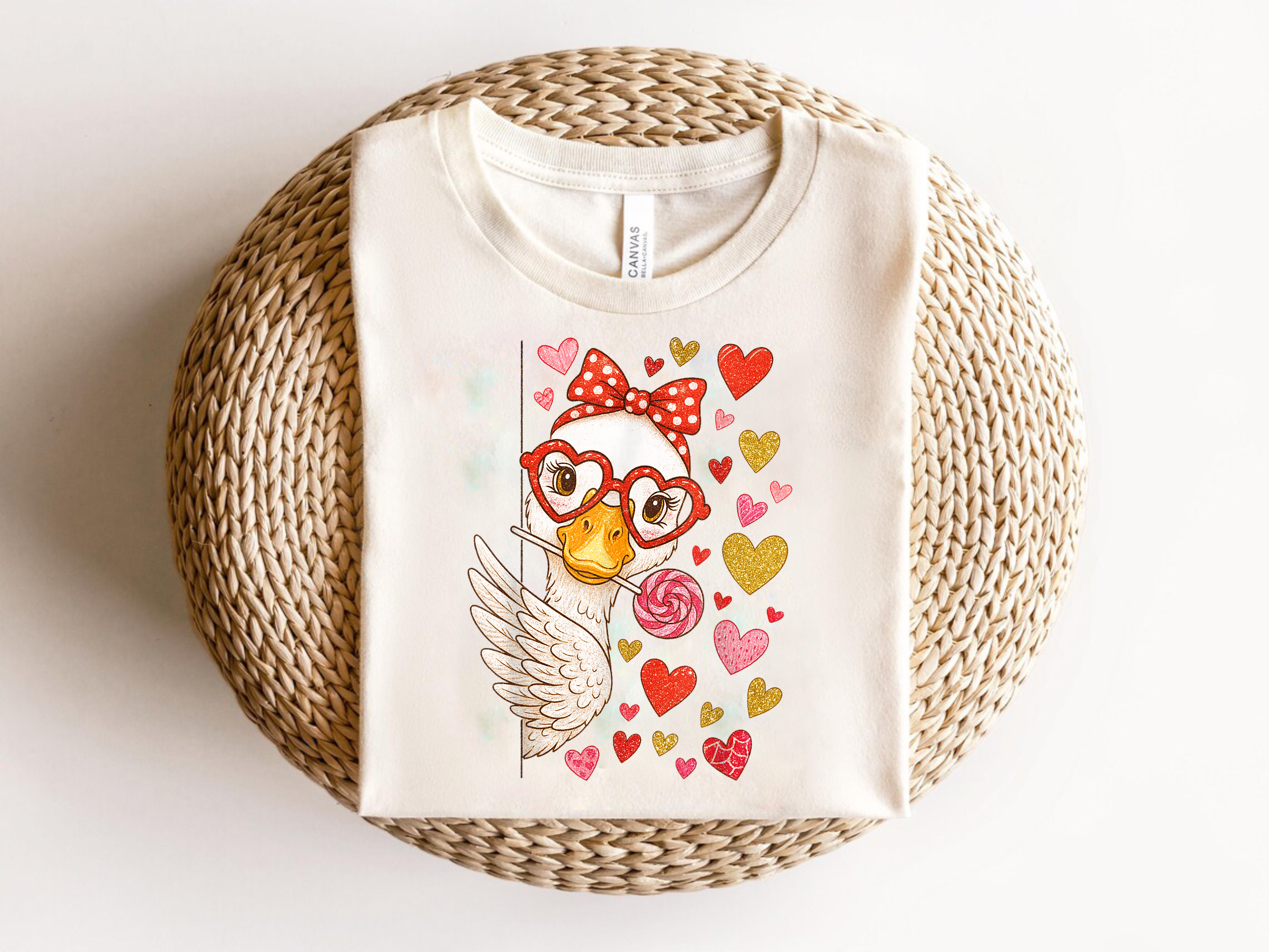 Coquette Silly Goose SVG PNG | Valentine's Day Bow Aesthetic Design