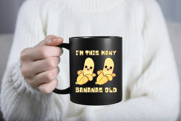 Cute Banana 2nd Birthday SVG PNG I'm This Many Old Shirt