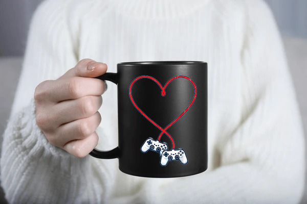 Controller Heart Valentine SVG PNG Boys Shirt
