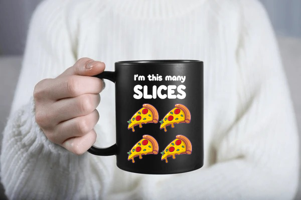 Cute Pizza 4th Birthday SVG PNG I'm This Many Slices Shirt